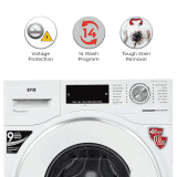 IFB 8.5 Kg 5 Star Fully Automatic Front Loading Washing Machine | Executive Plus VX ID | White