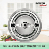 HAVELLS Power Hunk 800 W Mixer Grinder | 3 Jars | Grey