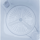 Godrej 7.5 kg Semi Automatic Top Load | WS EDGE CLS 7.5 PN2 M ROPL | White Purple
