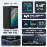Nokia C01 Plus | Blue, 32 GB | 2 GB RAM