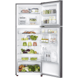 SAMSUNG 415 L Frost Free Double Door 4 Star Refrigerator RT42M553ESL/TL | Real Stainless
