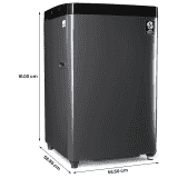 Godrej Fully Automatic Top Load Washing Machine | 6.5 kg | Grey | WTEON ADR 65 5.0 FDTN AURD