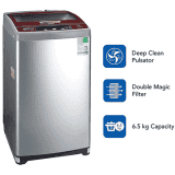 Haier 6.5 kg Fully-Automatic Top Loading Washing Machine | HWM65-707TNZP