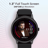 Fire-Boltt Hurricane Smartwatch | Free Size | Black