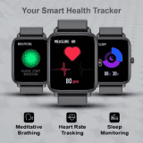 Fire-Boltt Ninja Pro Max Smartwatch | Free Size | Black