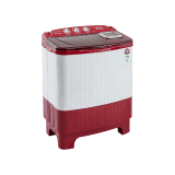 TCL 6.5 kg Semi Automatic Top Load Washing Machine | TWT65-N101TP | Burgundy