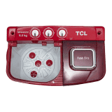 TCL 6.5 kg Semi Automatic Top Load Washing Machine | TWT65-N101TP | Burgundy