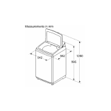 Bosch Top Load 6.5 KG | WOE651W0IN |Silver
