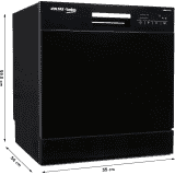 Voltas Beko DT8B Free Standing 8 Place Settings Intensive Kadhai Cleaning| No Pre-rinse Required Dishwasher