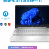 HP Ryzen 5 Hexa Core 5500U | 8 GB/512 GB SSD/Windows 11 Home |15s- eq2144au | Thin and Light Laptop | 15.6 inch | Natural Silver