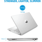 HP Ryzen 5 Hexa Core 5500U | 8 GB/512 GB SSD/Windows 11 Home |15s- eq2144au | Thin and Light Laptop | 15.6 inch | Natural Silver