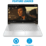 HP Ryzen 5 Hexa Core 5500U | 8 GB/512 GB SSD/Windows 11 Home |15s- eq2144au | Thin and Light Laptop | 15.6 inch | Natural Silver