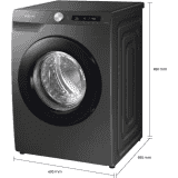 SAMSUNG 8 kg 5 Star Fully Automatic Front Load  | WW80T504DAN1/TL | Grey