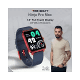 Fire Boltt Smart Watch| BSW026 |  Ninja Pro Max HD Full Touch | Red Navy