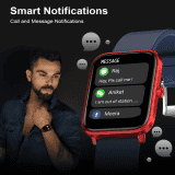 Fire Boltt Smart Watch| BSW026 |  Ninja Pro Max HD Full Touch | Red Navy