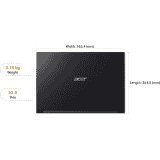Acer ASPIRE 7 Gaming Laptop | AMD Ryzen 5 Hexa Core | R5-5500U | 8GB | 512GB | 4 GB Graphics | GTX1650 | Black | A715-42G-R2NE