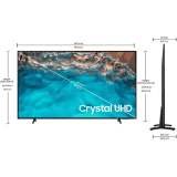 SAMSUNG | UA43BU8000KLXL |  108 cm (43 Inch)  | Ultra HD (4K) LED Smart Tizen TV