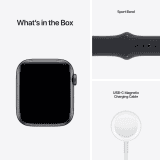Apple Watch SE | 44 mm | Aluminium Case with Midnight Sport Band GPS | Space Grey