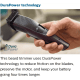 PHILIPS | BT3125/15 | Trimmer | Maroon