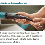 PHILIPS | BT3125/15 | Trimmer | Maroon