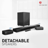JBL Bar 9.1 | Dolby Atmos With Wireless | Bluetooth Soundbar | Black