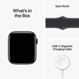 APPLE WATCH SE 2ND GEN | MNK03HN/A | 44MM | MIDNIGHT ALUMINUM | SPORT BAND GPS  | MIDNIGHT