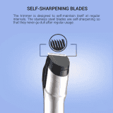 Syska Trimmer | HT750 |  Black and Silver