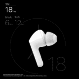 LG Tone Free FN5 | Wireless Earbuds with Noise Isolation | IPX4 Water Resistance | White