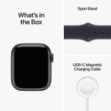 Apple Watch Series 8 | 45MM | Blood Oxygen & ECG Apps | Midnight Aluminium | MNP13HN/A