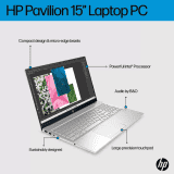 HP Pavilion Intel | 15-EG2009TU  | Core i5 | 12th Gen | 8 GB/512 GB SSD/Windows 11 Home |Thin and Light Laptop | Natural Silver
