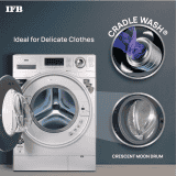 IFB Washing Machine | Executive SXS 9014 | 9 kg | 5 Star | 2X Power Steam,Hard Water Wash Fully Automatic Front Load with In-built Heater | Silver