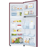 SAMSUNG Refrigerator | RT28B3522RZ/HL | 244 L  | Frost Free Double Door | 2 Star Refrigerator | Midnight Blossom Red