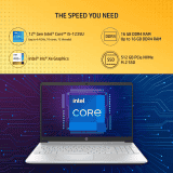 HP 15s |15S-FQ5112TU | Intel Core i5  | 12th Gen | 16 GB/512 GB SSD/Windows 11 Home | Thin and Light Laptop | Jet Black
