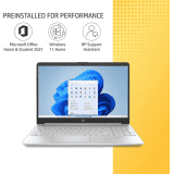 HP 15s |15S-FQ5112TU | Intel Core i5  | 12th Gen | 16 GB/512 GB SSD/Windows 11 Home | Thin and Light Laptop | Jet Black