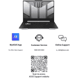 ASUS TUF Dash | F15 Core i7 | 12th Gen | 16 GB/1 TB SSD/Windows 11 Home/4 GB Graphics/NVIDIA GeForce RTX 3050/144 Hz | FX517ZC-HN108WS | Gaming Laptop | Off Black