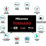 Hisense | 55A73F | 139 cm (55 Inch) | Ultra HD (4K) LED Smart Android TV