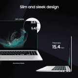 Samsung Galaxy Book2 Core i7 12th Gen | 16GB/512GB SSD | NP750XED-KC2IN | Silver