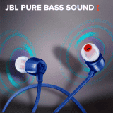 JBL In the Ear Bluetooth Headset | Blue | T165BT