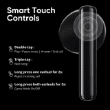 DIZO Buds P | True Wireless with Fast Charge | 40HPlaytime & 13mm Driver | Bluetooth Headset | Dynamo Black
