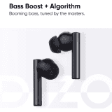 DIZO TechLife GoPods | True Wireles | Active Noise Cancellation | Bluetooth Headset | Smoky Grey