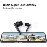 DIZO TechLife GoPods | True Wireles | Active Noise Cancellation | Bluetooth Headset | Smoky Grey