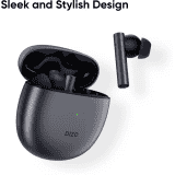 DIZO TechLife GoPods | True Wireles | Active Noise Cancellation | Bluetooth Headset | Smoky Grey