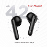 boAt Airdopes 148 RTL | True Wireless Earbuds with IPX4 Water Resistant| 8mm Drivers | Active Black