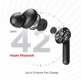 boAt Airdopes 148 RTL | True Wireless Earbuds with IPX4 Water Resistant| 8mm Drivers | Active Black