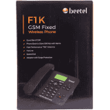 Beetel Landline Phone  | F1K GSM | FIXED WIRELESS PHONE Corded | Black