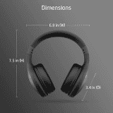 Hp 500 Bluetooth Wireless Ear Headphones | Black