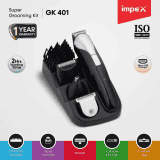 IMPEX GK 401 | Grooming Kit 120 Runtime 5 Length Settings | Multicolor