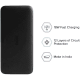 Redmi Power Bank | 20000 mAh  | 18 W | Fast Charging | Black | PB200LZM