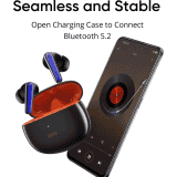 DIZO Buds Z Pro | True Wireless | Active Noise Cancellation | Bluetooth Headset | Orange, Black