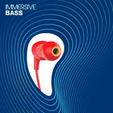 INFINITY by Harman WYND 300 | In the Ear |  Wired Headset | Red